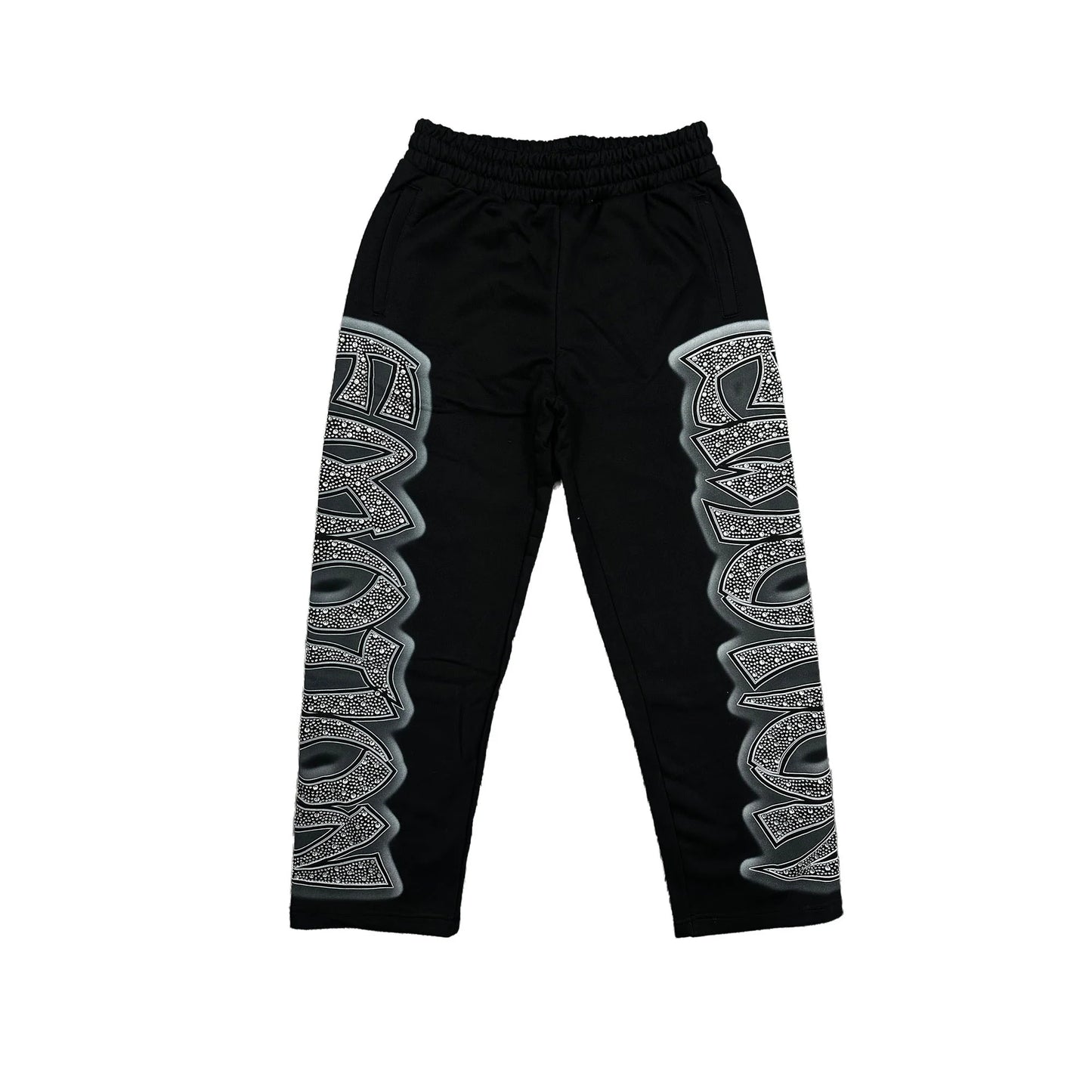 Mixed Emotion "Midnight" Rhinestone Sweatpants