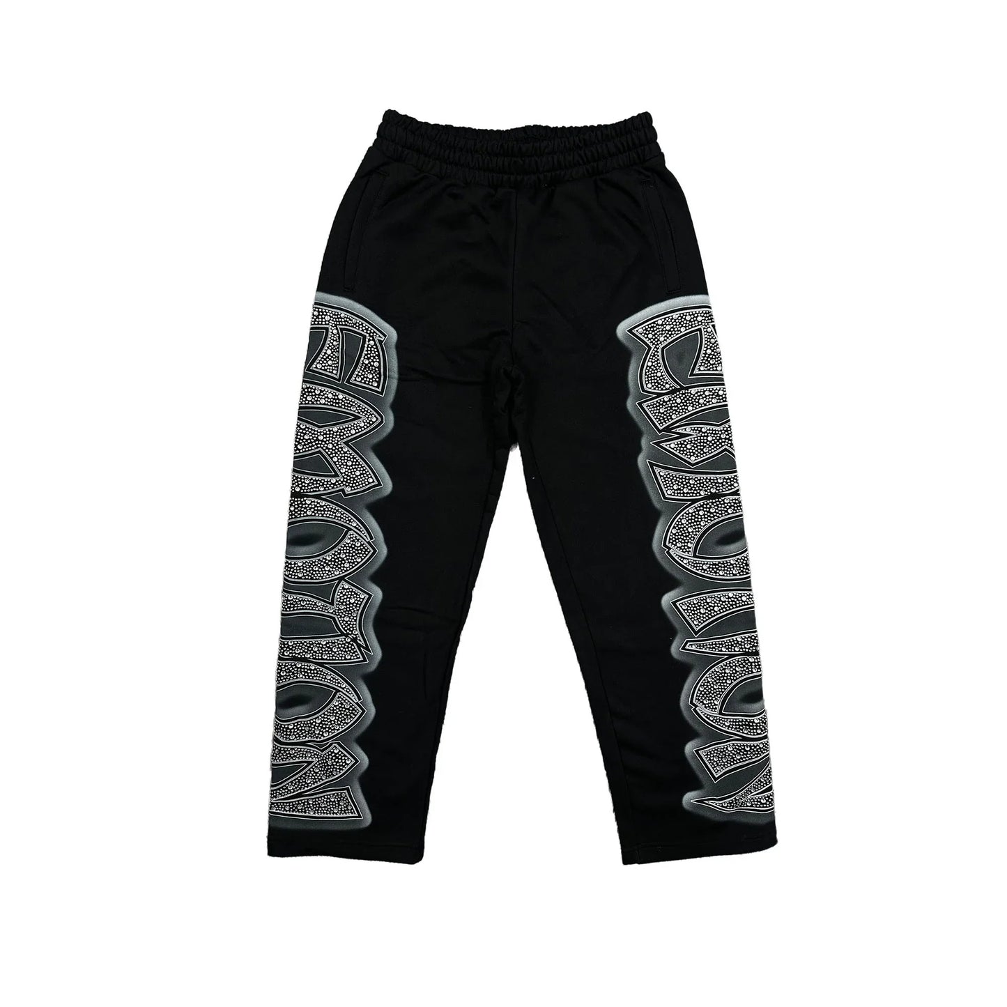 Mixed Emotion "Midnight" Rhinestone Sweatpants