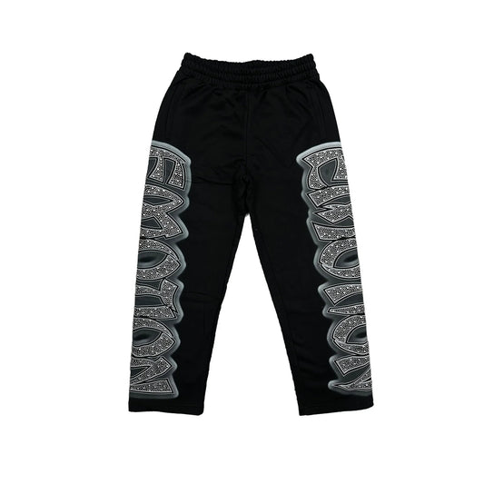 Mixed Emotion "Midnight" Rhinestone Sweatpants