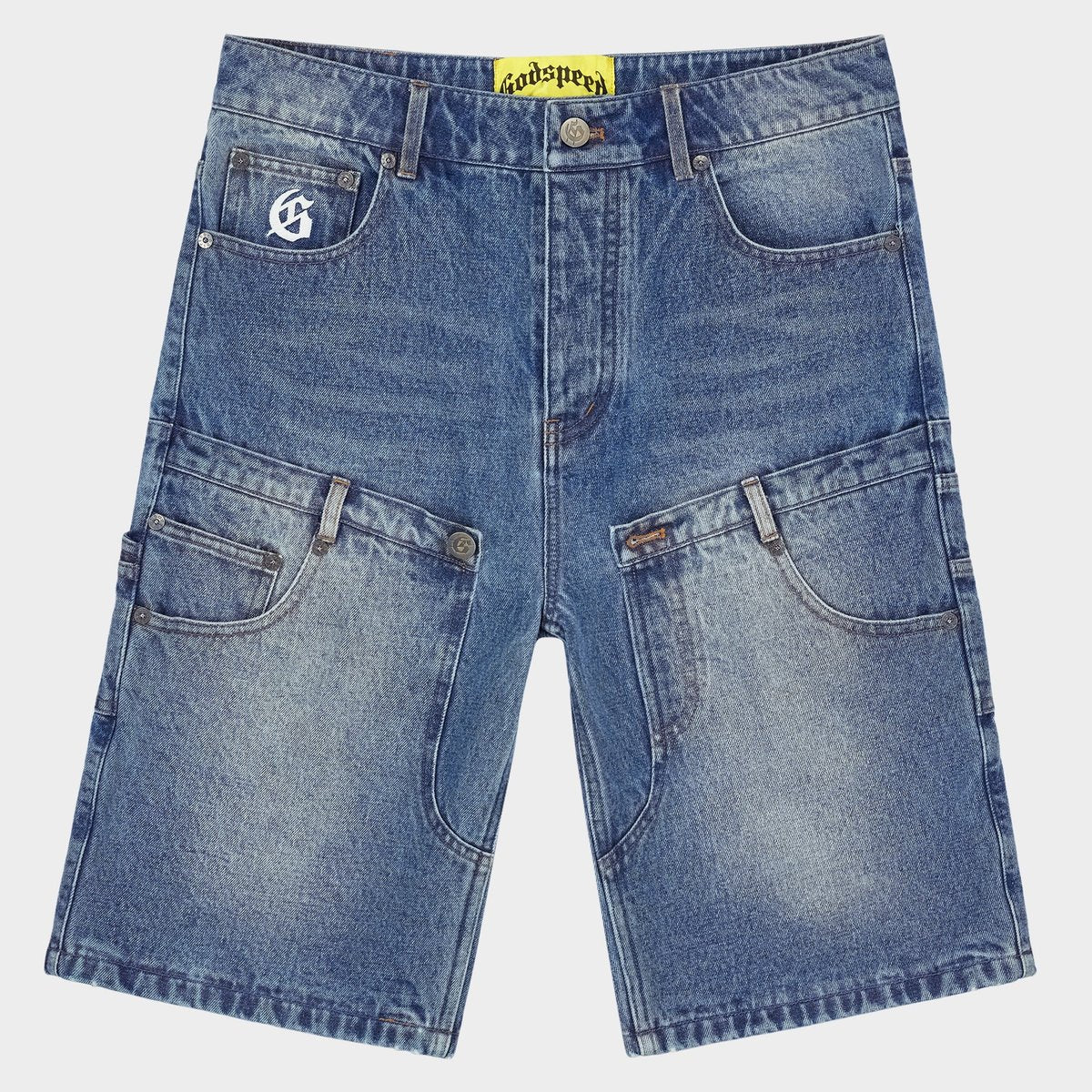 Godspeed Twin Panel Denim Shorts