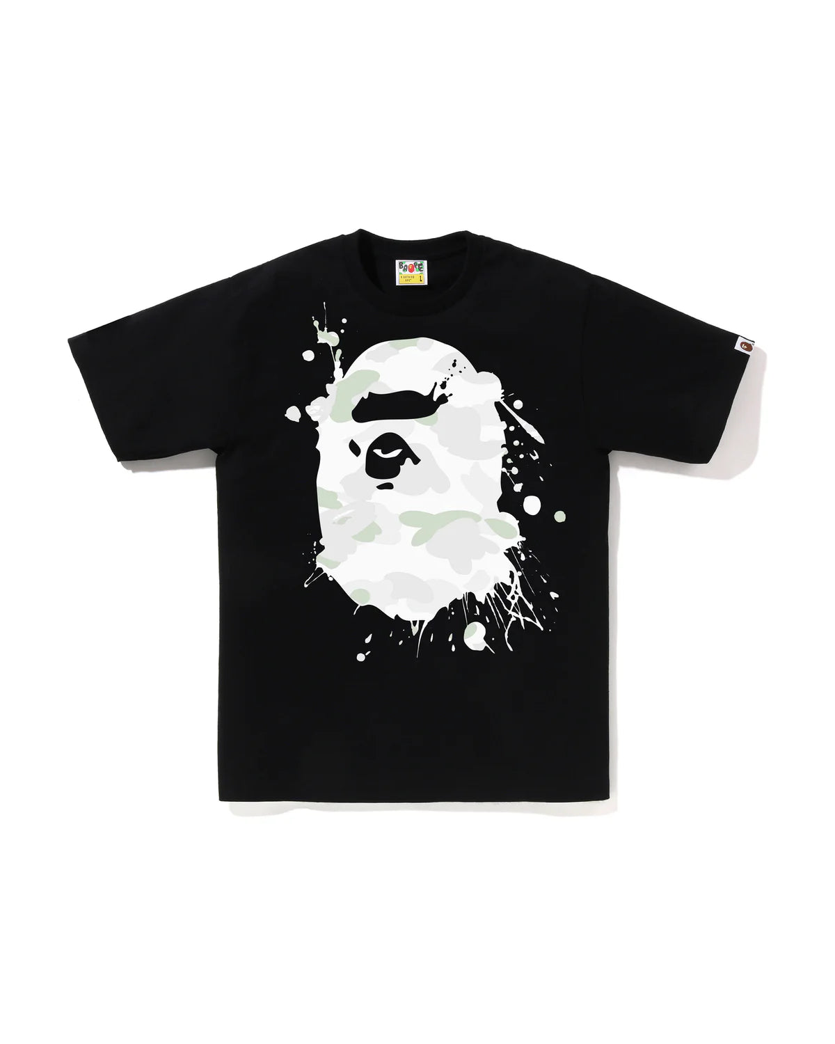 Bape City Camo Painting Ape Head (Black)