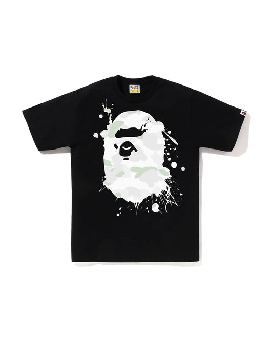 Bape City Camo Painting Ape Head (Black)