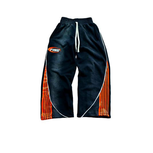 FINE BRITCHES SWEATPANTS (BLACK / ORANGE)