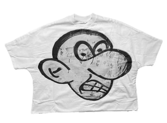 Billionaire Studios White/Grey Face Tee