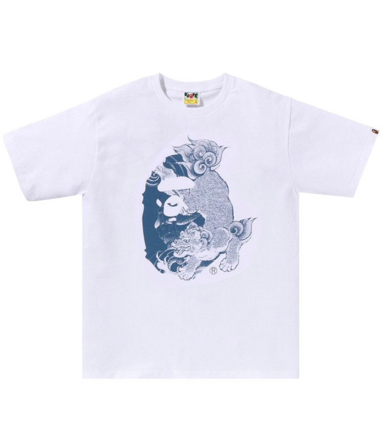 Bape Japanese Tattoo Big Head Tee (White)