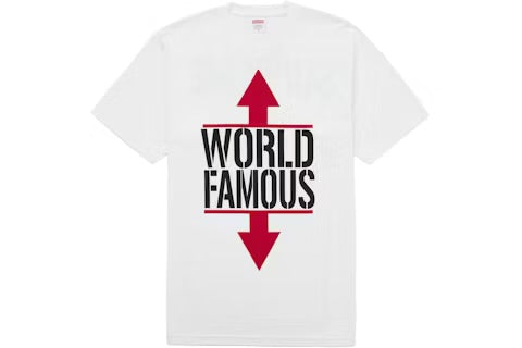 Supreme World Famous Tee (White)