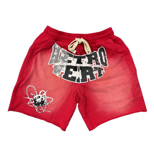 Retrovert Chain Shorts (Red)