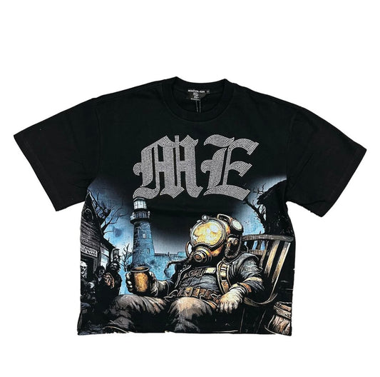 Mixed Emotion Astronaut Rhinestone Tee