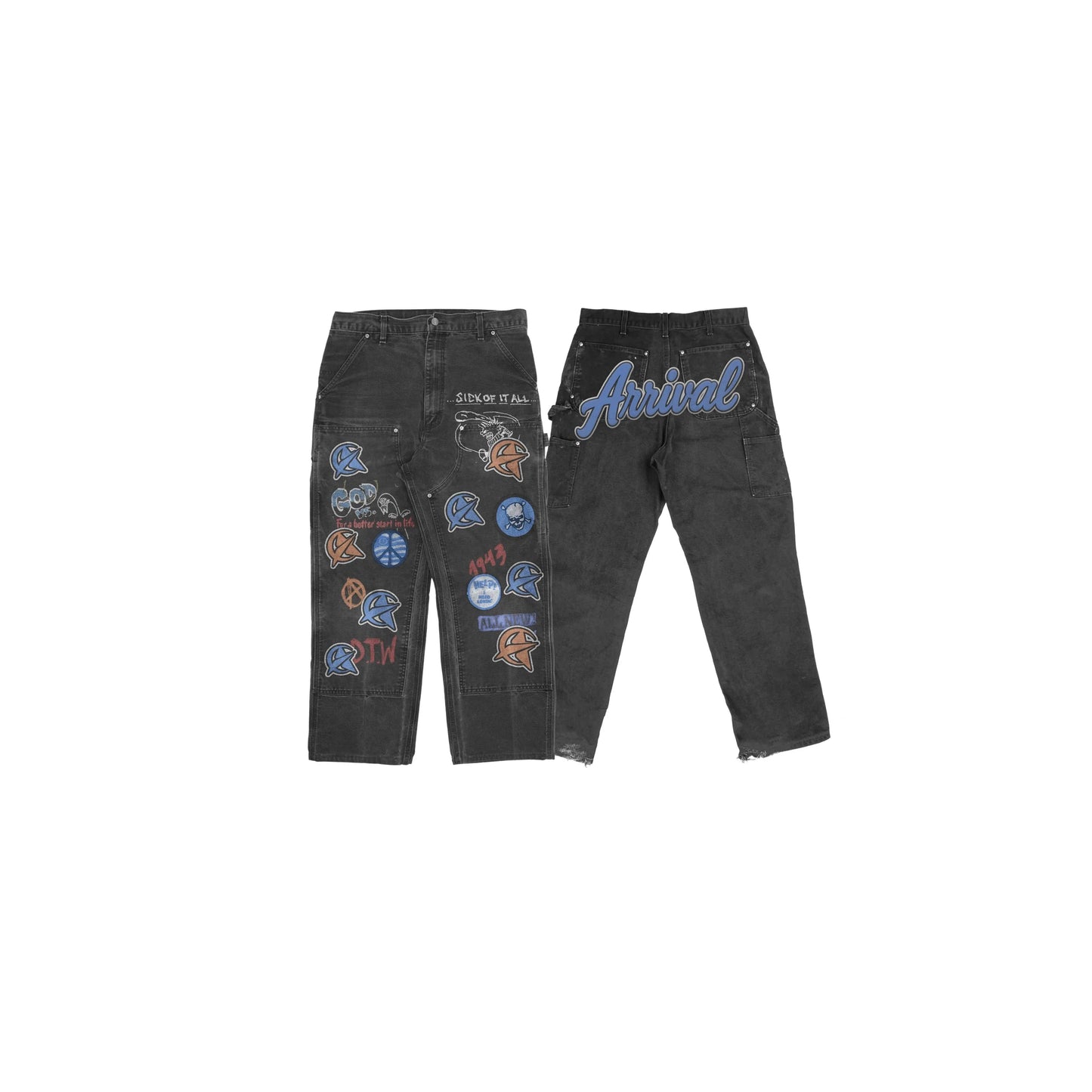 Arrival Worldwide Patchwork Double Knee Carpenters