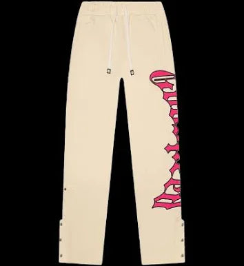 Godspeed OG Logo Sweatpants (Cream/Pink)