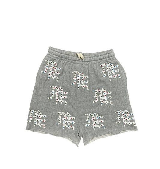 Mixed Emotion "ME" Logo Shorts (Grey)