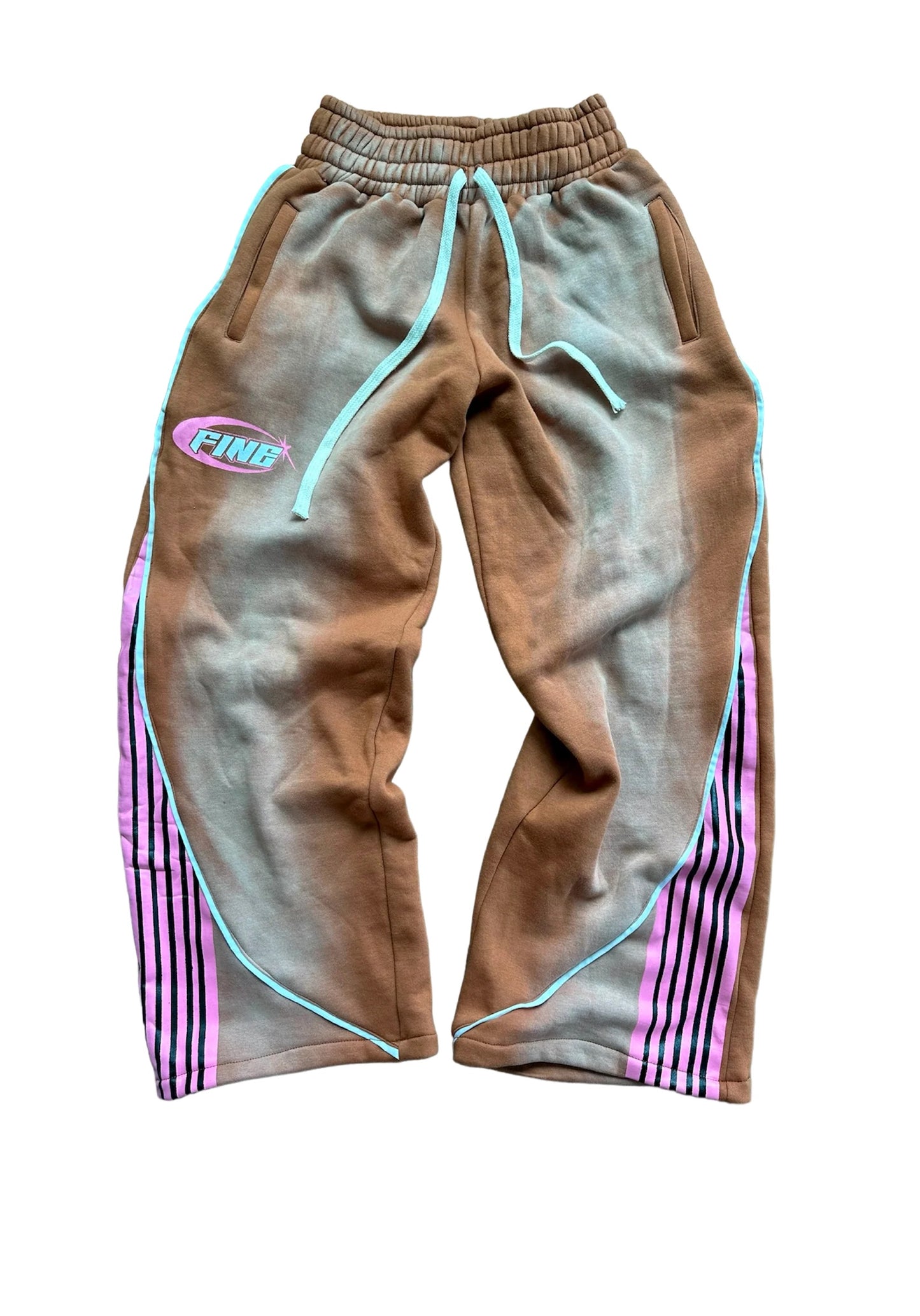 FINE BRITCHES SWEATPANTS (BROWN/PINK)