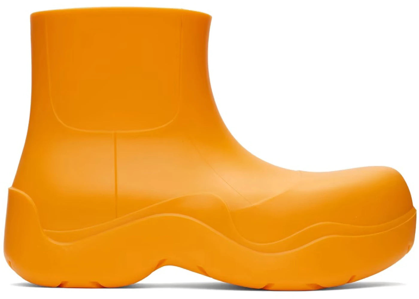 Bottega Veneta Puddle Ankle Boots Tangerine