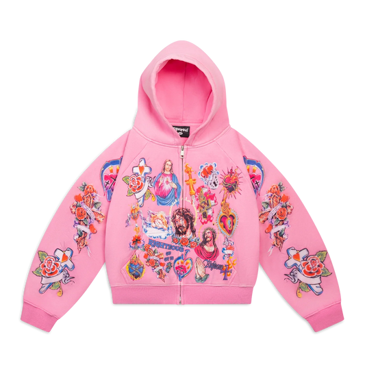 Righteous Zip Up (Pink)