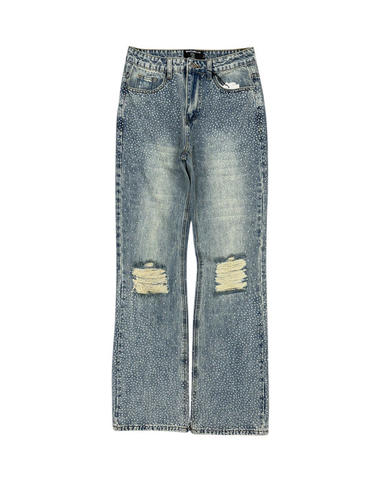 Mixed Emotion "ME" Rhinestone Jeans