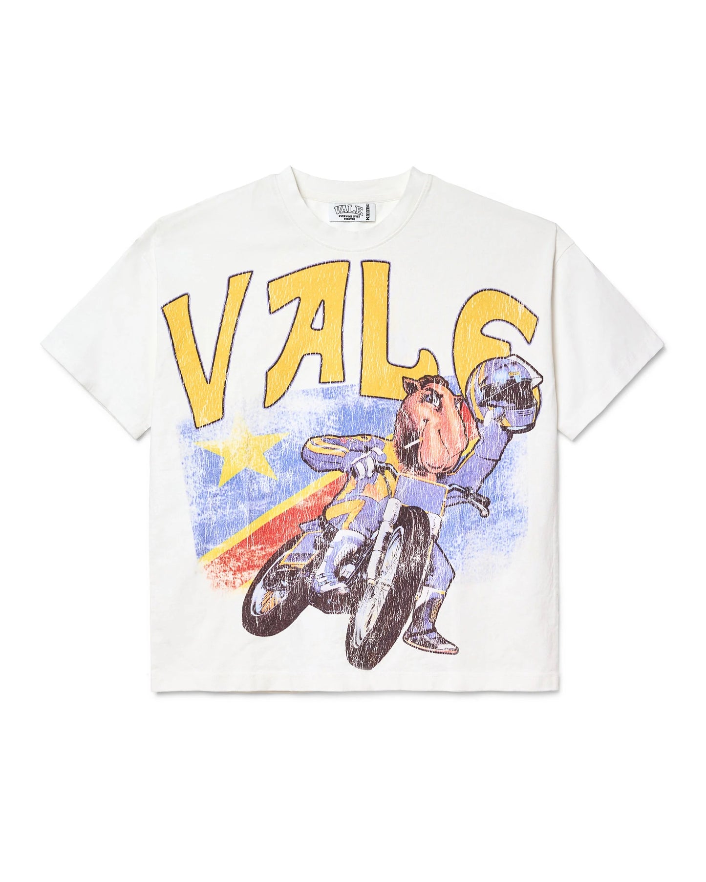 VALE WHITE CAMEL MOTORCROSS TEE