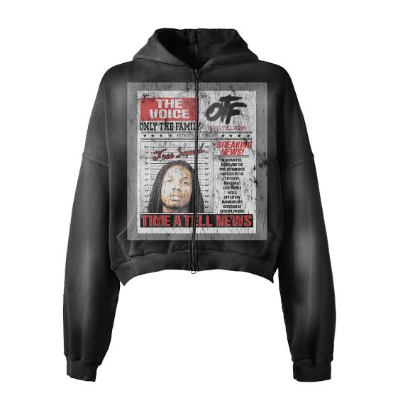Time A Tell Free Durk Hoodie (Black)