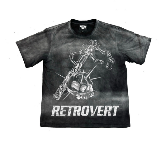 Retrovert Skull Weapon T-Shirt Black