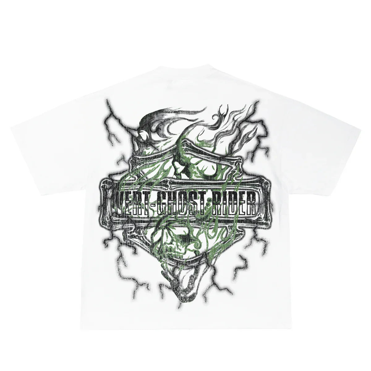 Retrovert Green Skull Tee