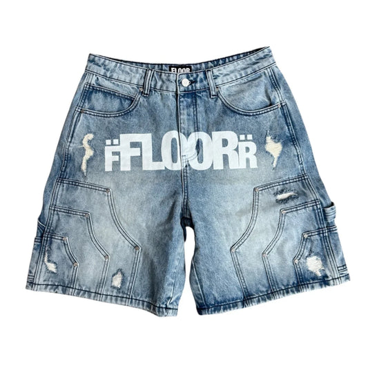 FLR914 Uniform Jorts (Blue Wash)