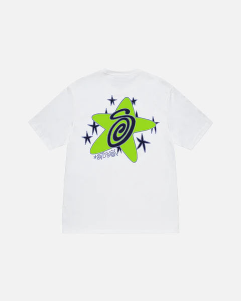 Stussy White Galaxy Tee