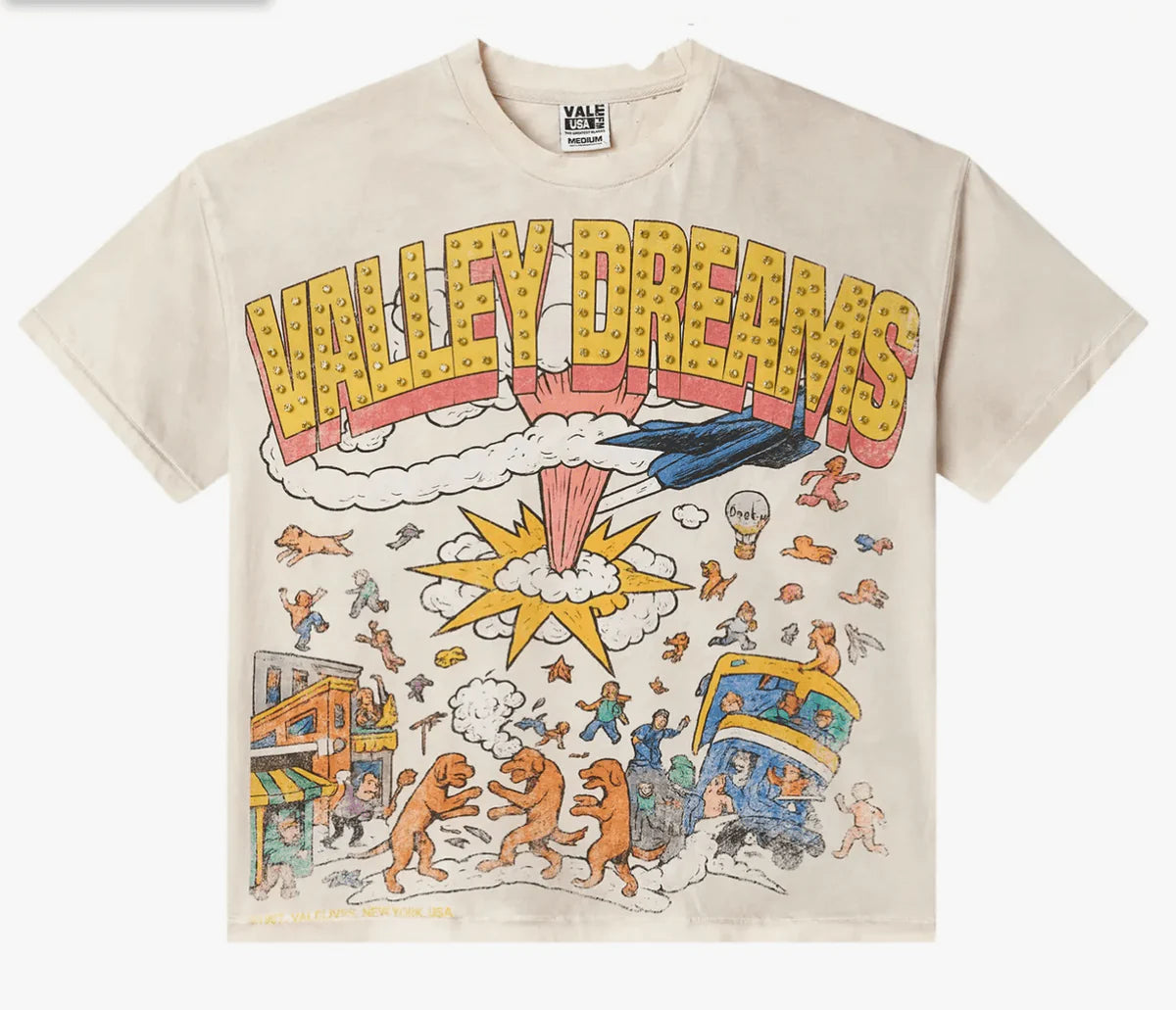 Vale Forever Chaos Bling Tee (Tan)