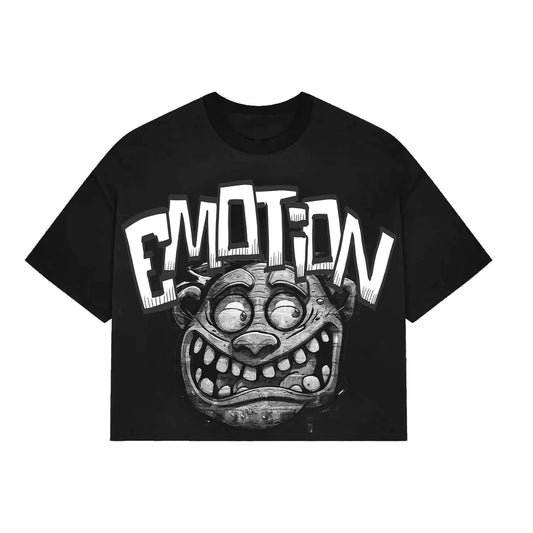 Mixed Emotion Monster Cropped Tee