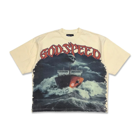 GodSpeed Titanic Tee (Cream Wash)