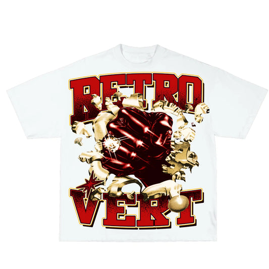 Retrovert Iron Fist Tee (White)
