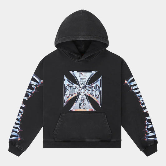 Godspeed Chrome Motto Hoodie (Black Wash)