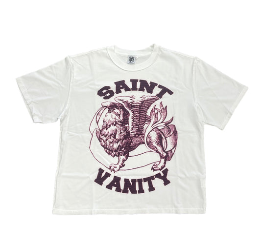 Saint Vanity Logo Tee (Red/White)