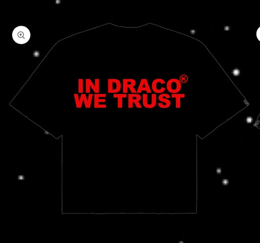 In Draco We Trust Black/Red