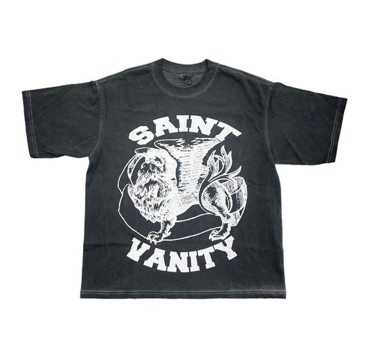 Saint Vanity Logo Tee (Vintage Black)