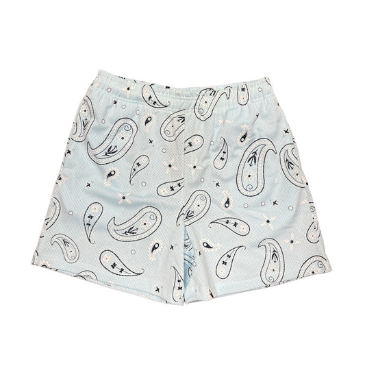 Bravest Studio Short Sky Blue Paisley