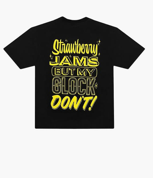 Strawberry Black/Yellow Tee