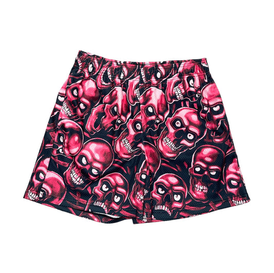 Bravest Studio Shorts Pink Skull