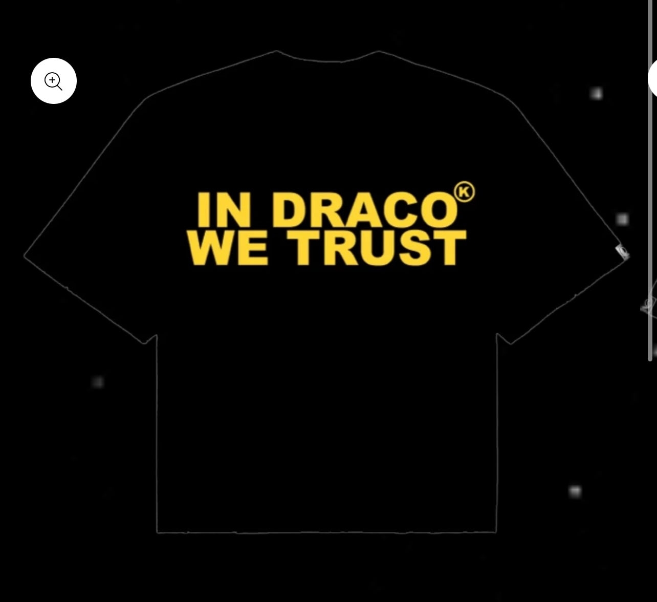 In Draco We Trust Black/Yellow