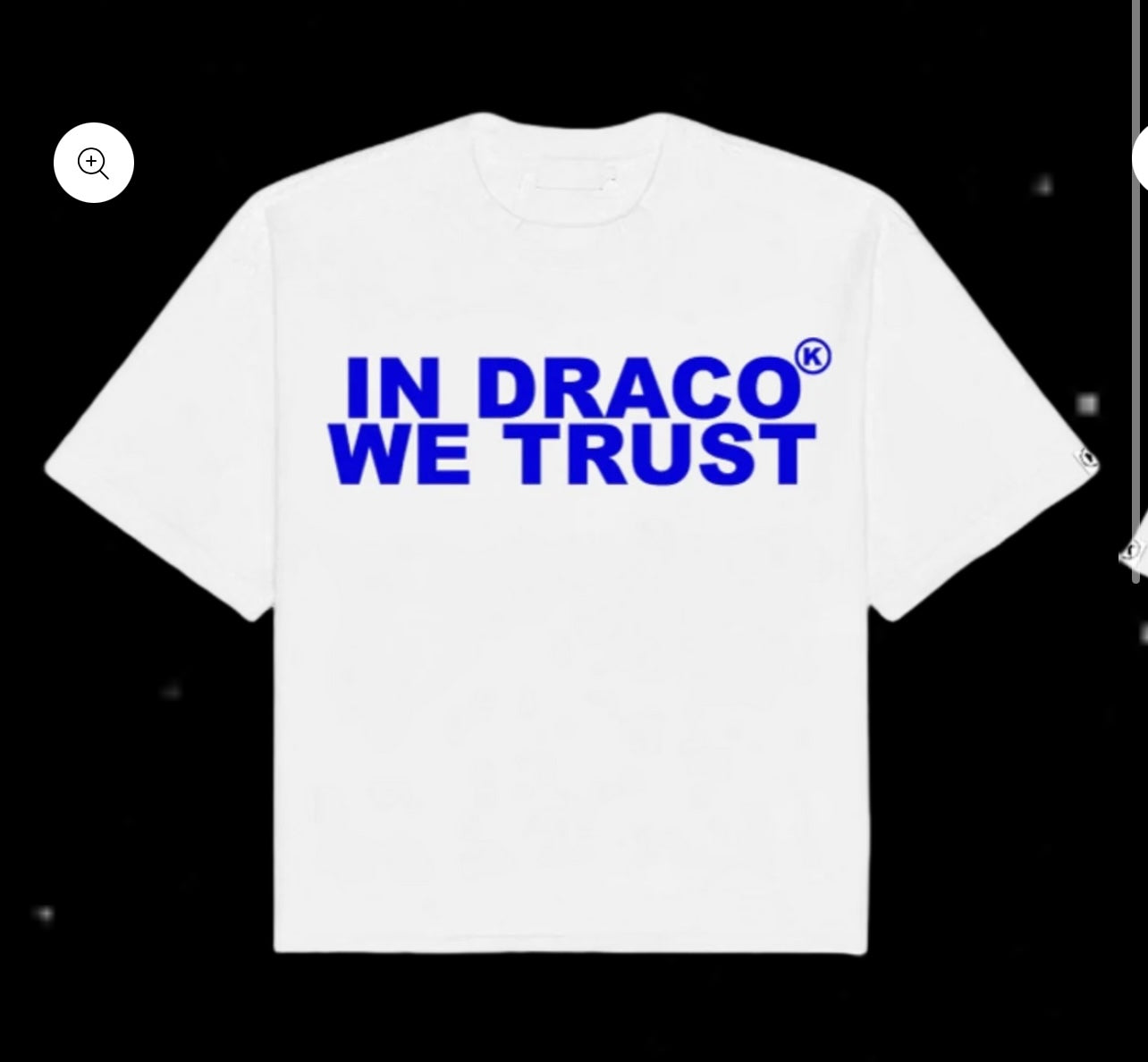 In Draco We Trust White/Blue