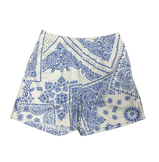 Bravest Studio Short White Blue Paisley