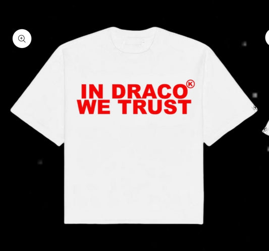 In Draco We Trust White/Red