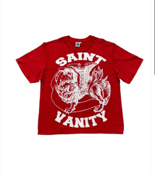 Saint Vanity Logo Tee (Red)