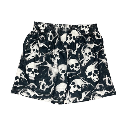 Bravest Studio Short Black White Skull