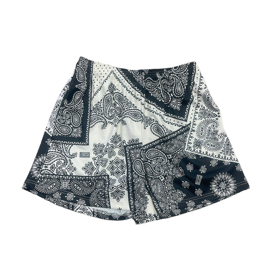 Bravest Studio Short Black White Paisley