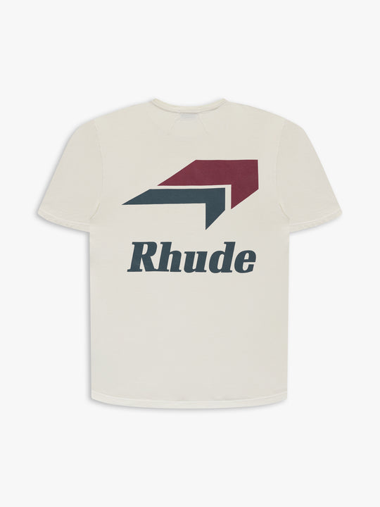 Rhude R Logo VTG White Tee