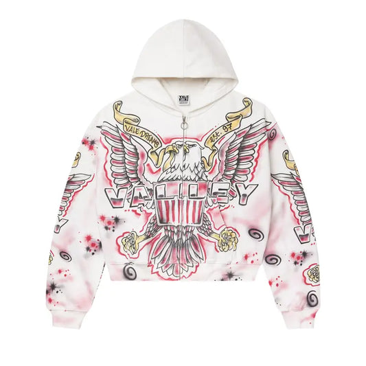 Vale Forever White Flag Zip Up