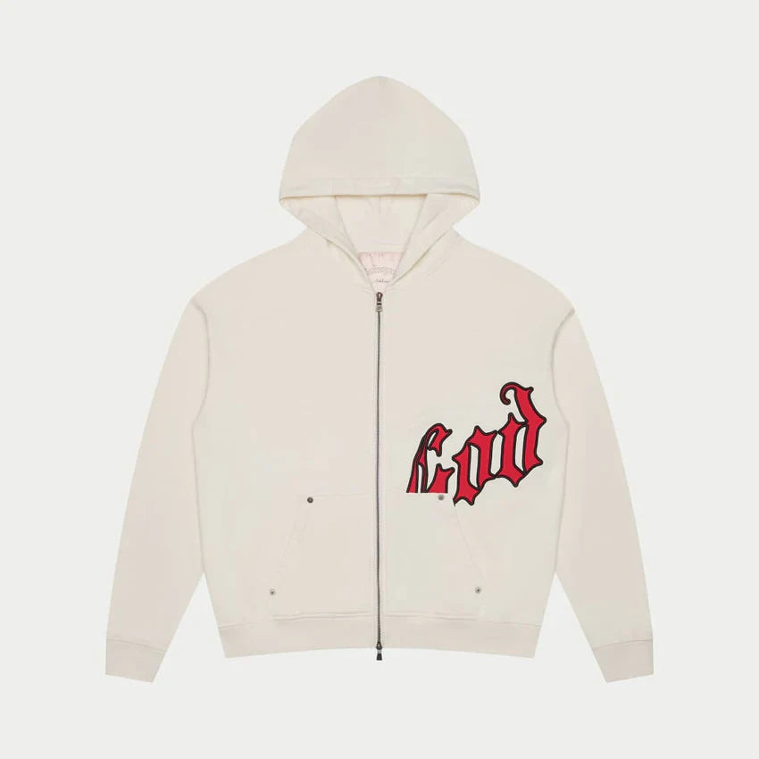 GodSpeed Sweatshirt (Cream/Red)