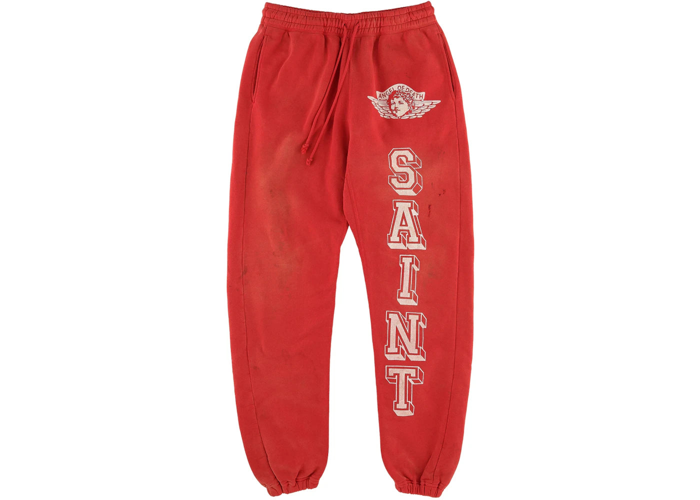 Saint Mxxxxxx Angel of Death Sweatpants Red