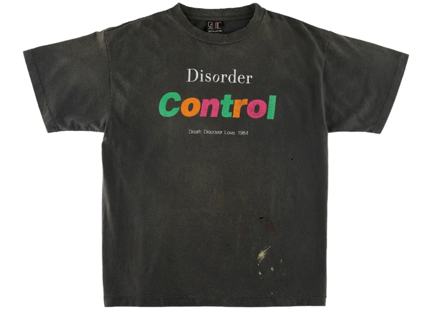 Saint Mxxxxxx Control T-Shirt Vintage Black