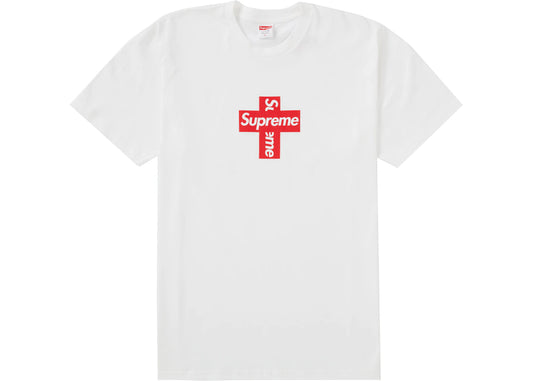 Supreme Cross Box Logo Tee White