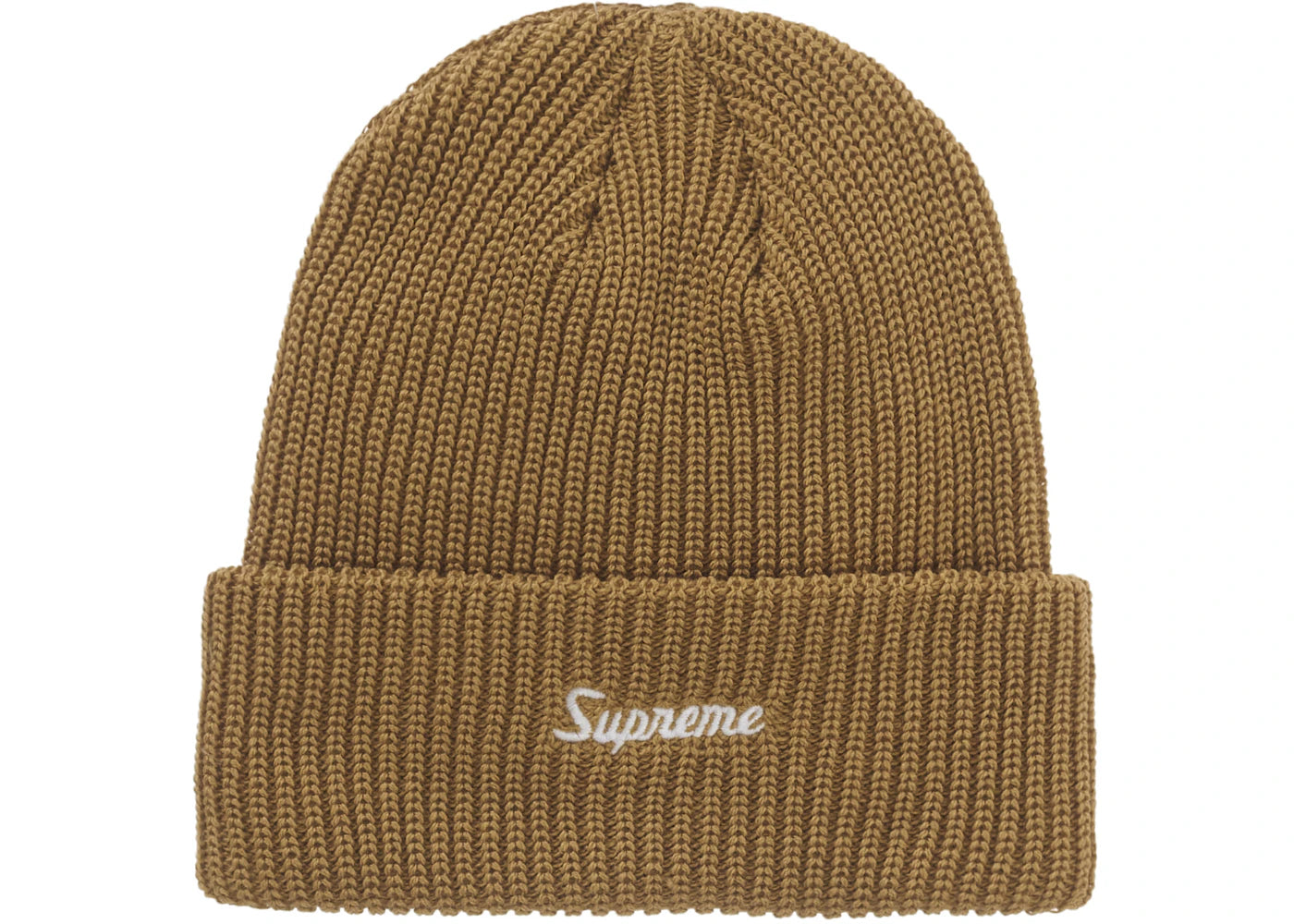 Supreme Loose Gauge Beanie (FW25) Mustard